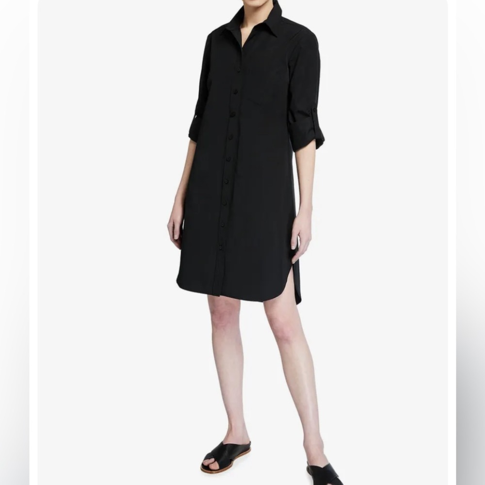 Finley Black Shirt Dress